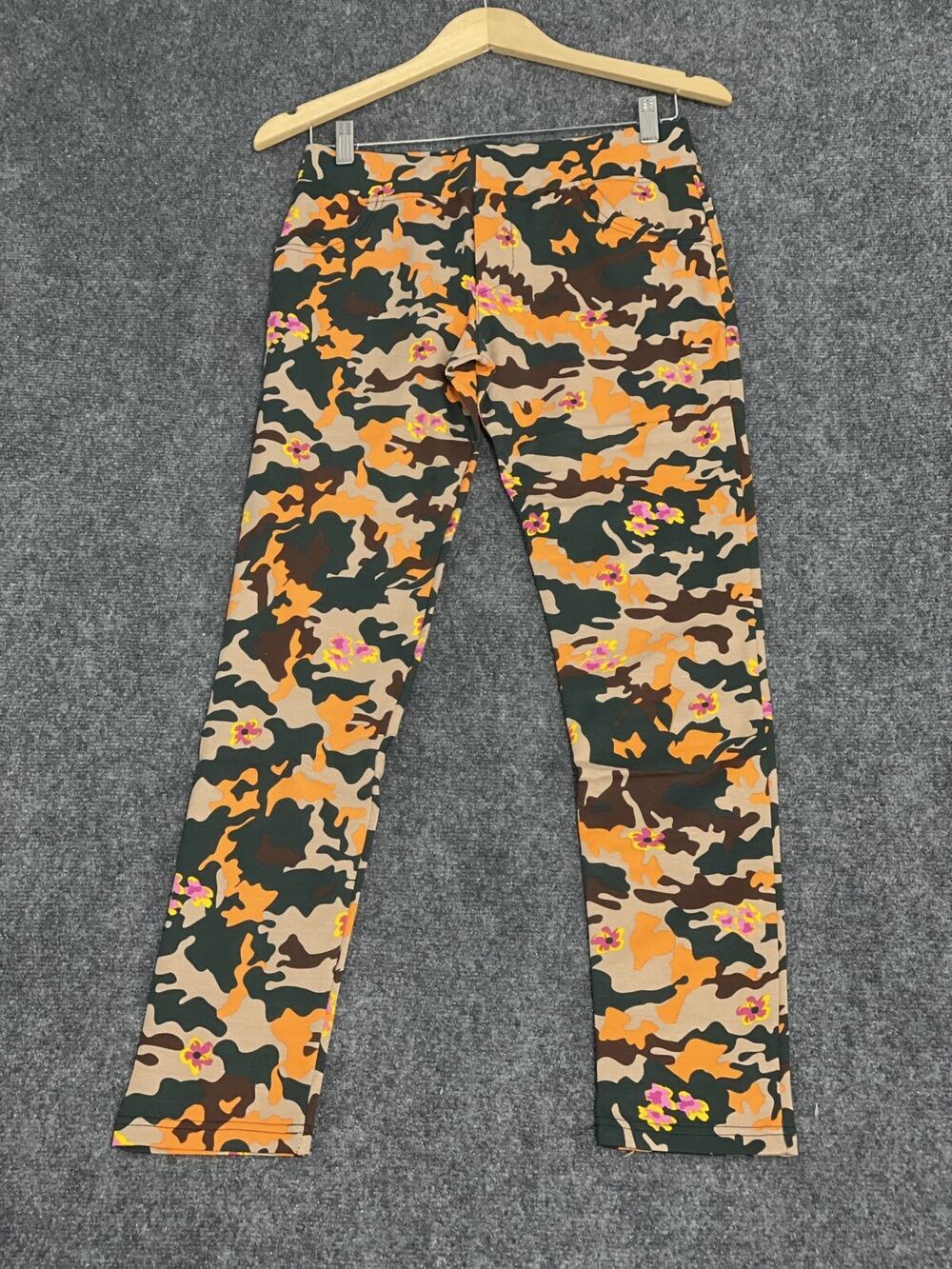 Alex Leggings Womens Small Camouflage Stretch Pants Floral NEW N140